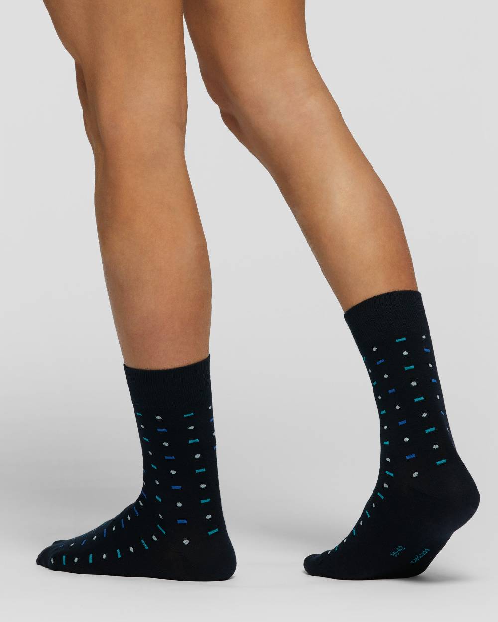 Pompea Calza Corta Cotone Ovindoli Fantasia Geometrica