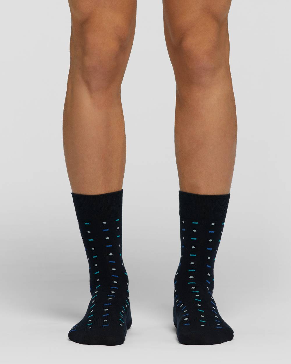 Pompea Calza Corta Cotone Ovindoli Fantasia Geometrica