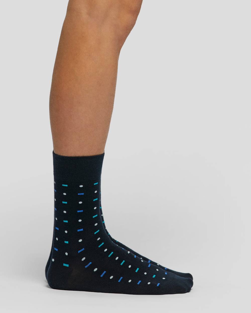 Pompea Calza corta cotone Ovindoli fantasia geometrica