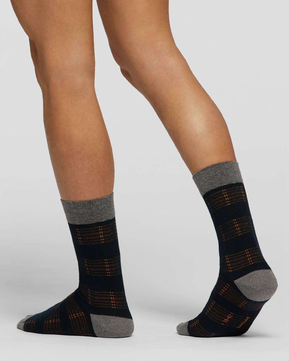 Pompea Calza Corta Cotone Roccaraso Fantasia Macro Righe Orizzontali