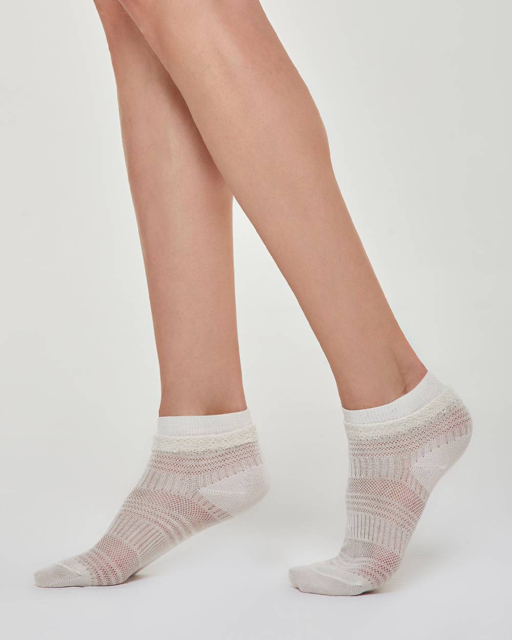 Pompea CALZINO COTONE BARBARA CON LAVORAZIONE TRAFORATA