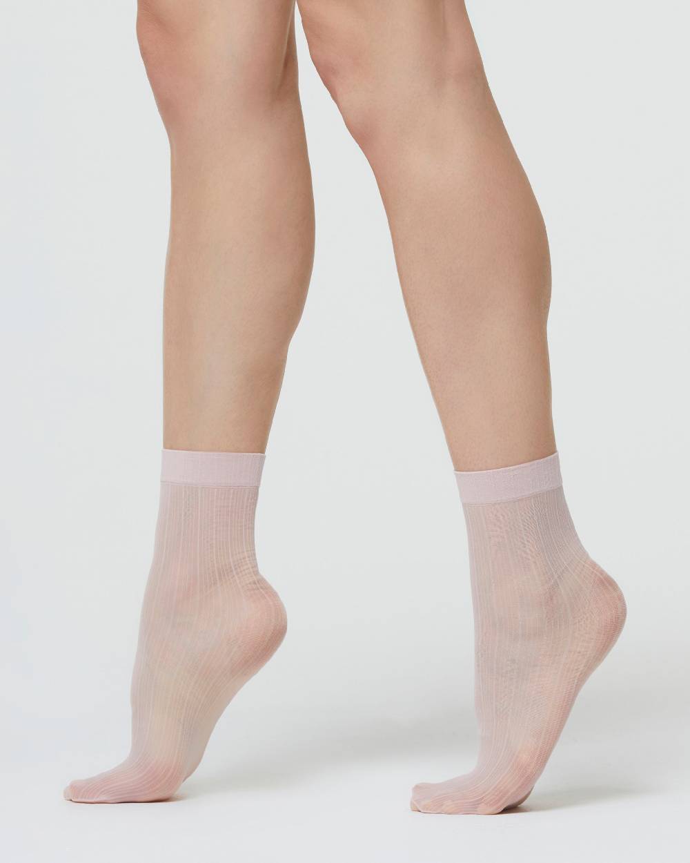 Pompea CALZINO VELATO CAROL CON MOTIVO RIGHE VERTICALI