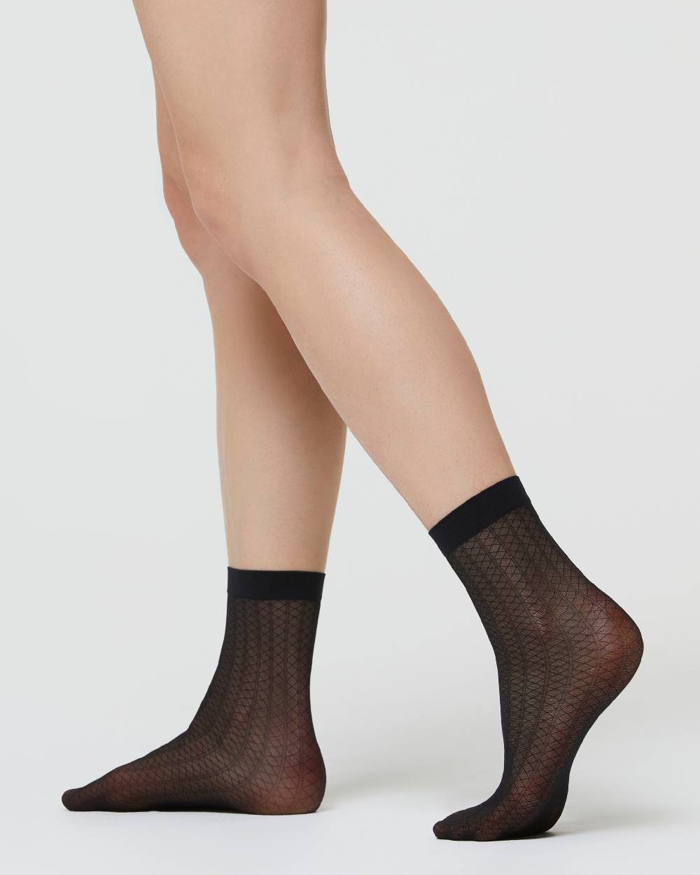 Pompea CALZINO VELATO NATALIE CON MICRO MOTIVI ROMBI