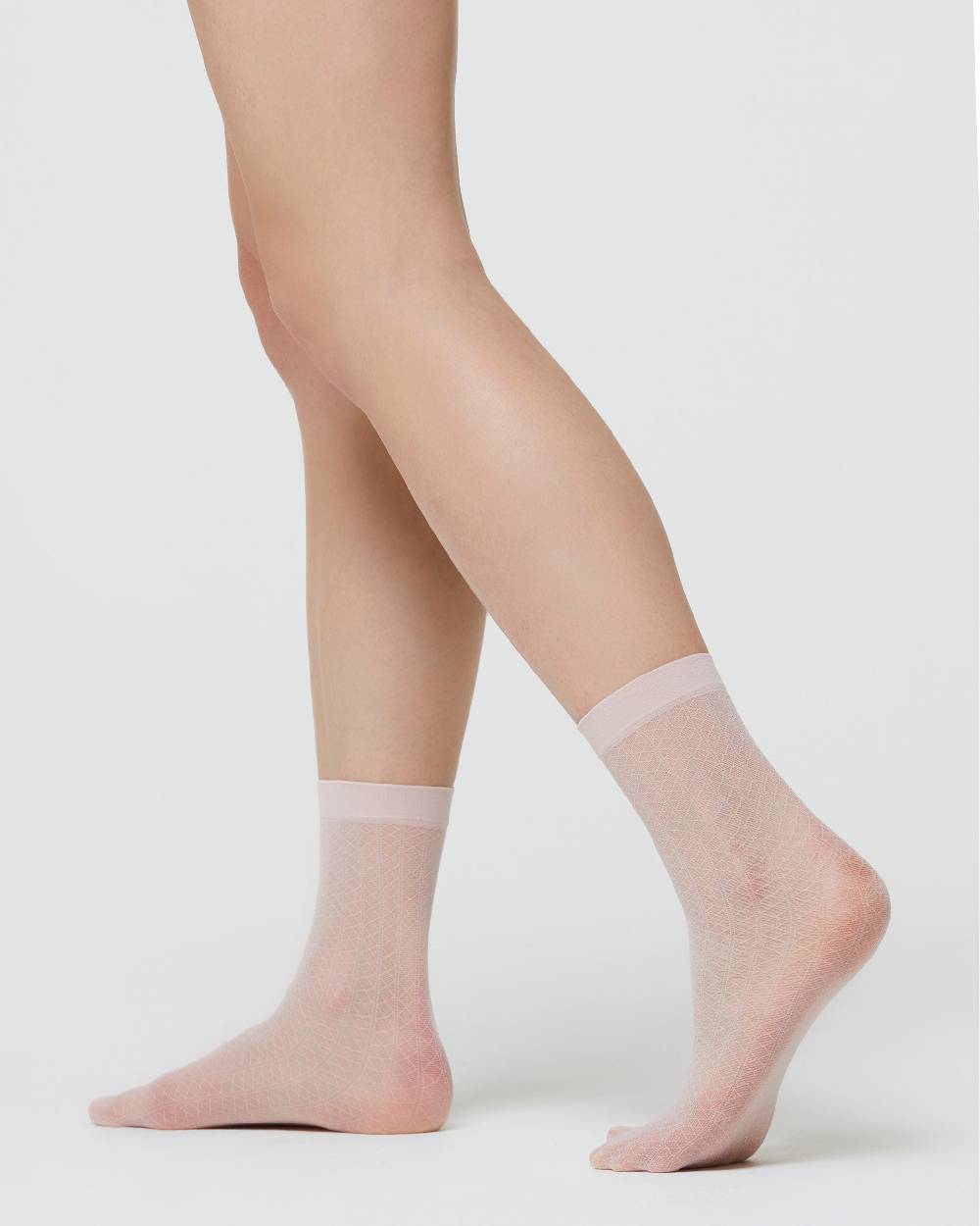 Pompea CALZINO VELATO NATALIE CON MICRO MOTIVI ROMBI