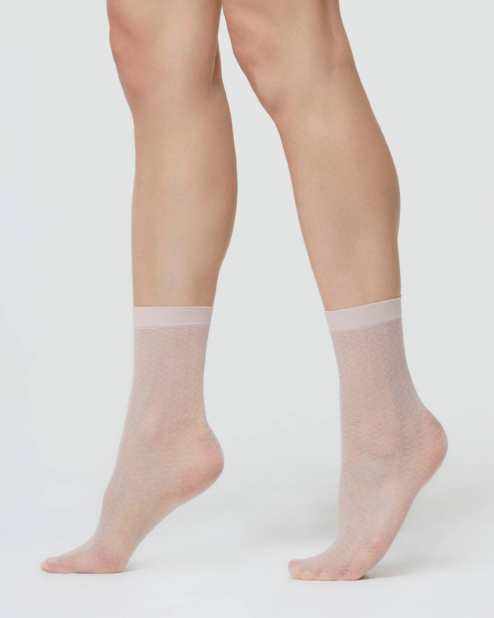 Pompea CALZINO VELATO NATALIE CON MICRO MOTIVI ROMBI