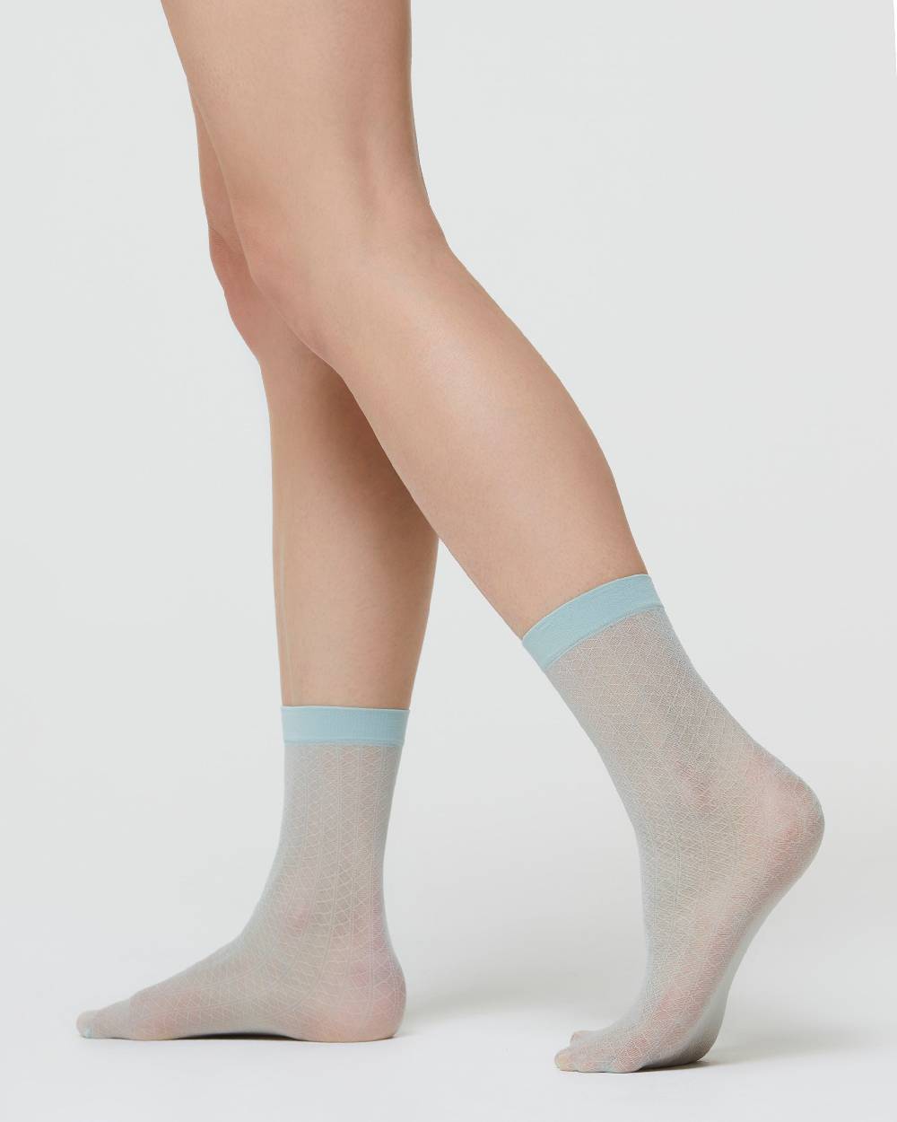 Pompea CALZINO VELATO NATALIE CON MICRO MOTIVI ROMBI