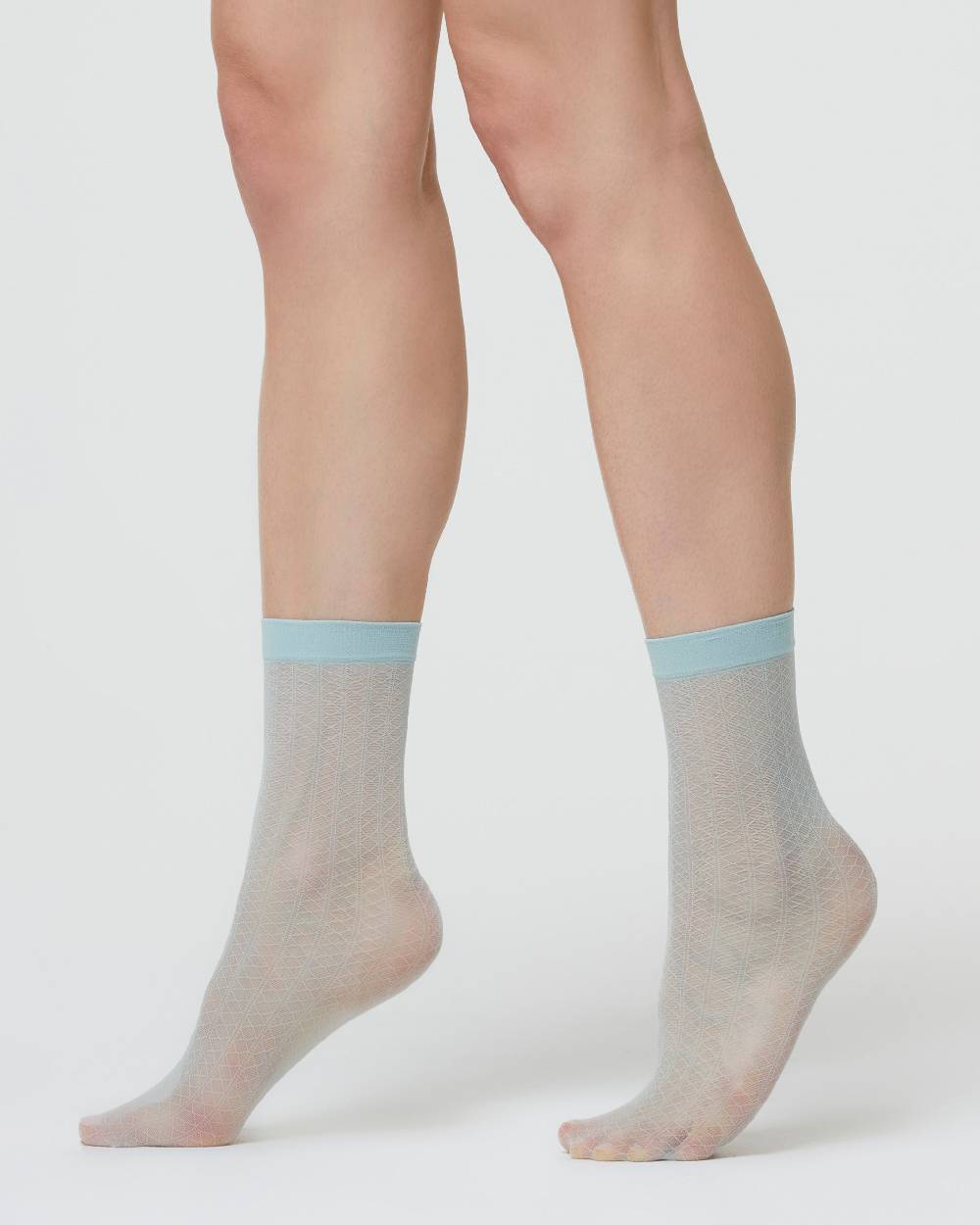 Pompea CALZINO VELATO NATALIE CON MICRO MOTIVI ROMBI