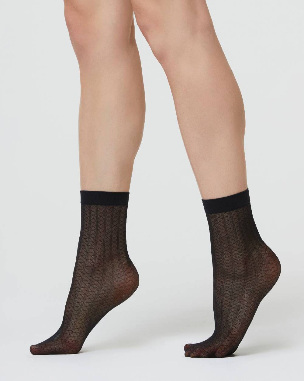 Pompea CALZINO VELATO NATALIE CON MICRO MOTIVI ROMBI