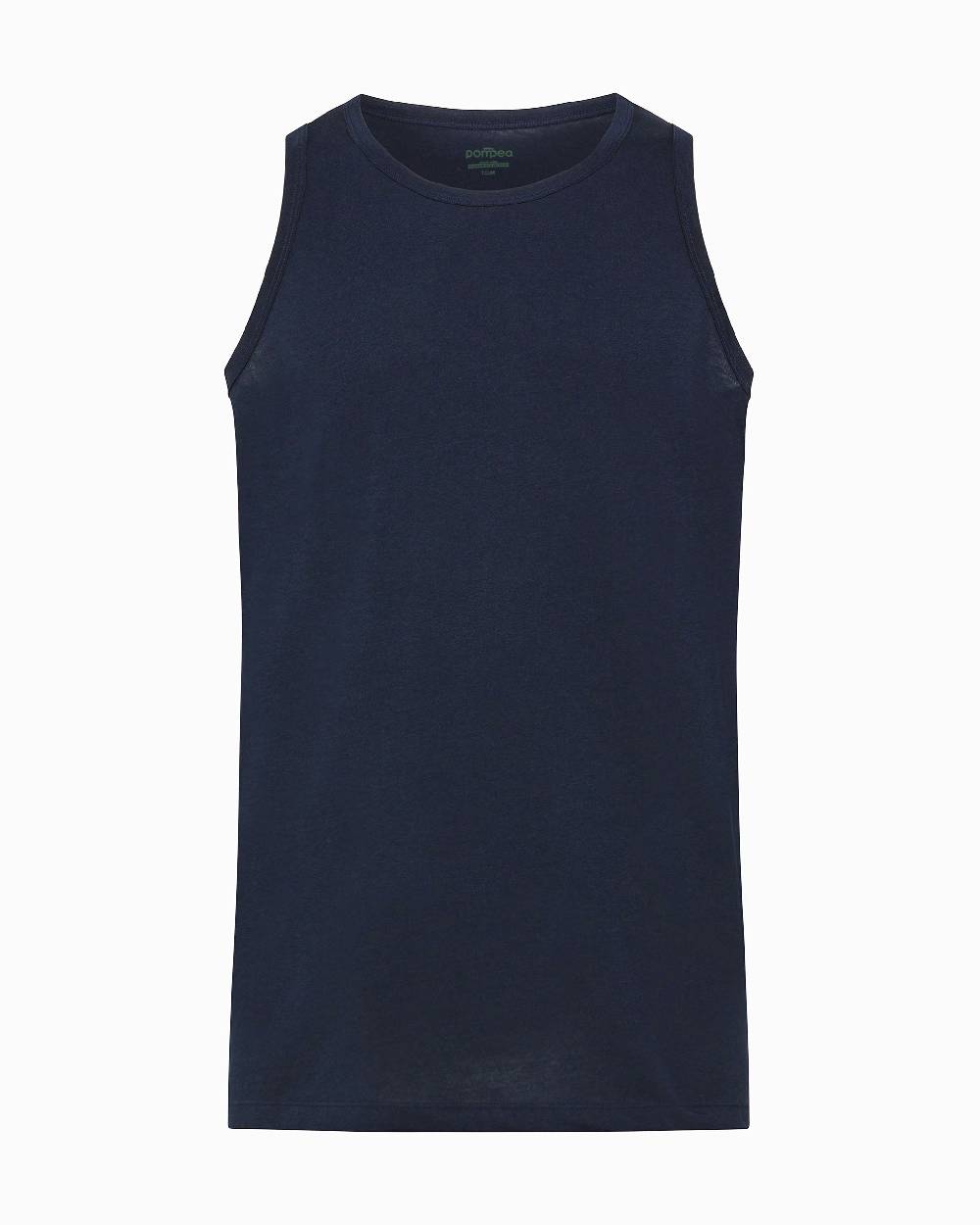 Pompea Canotta A Spalla Grande In Cotone Organico Cotton Planet Vestibilità Comfort