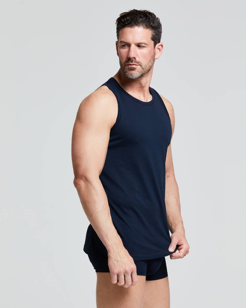 Pompea Canotta A Spalla Grande In Cotone Organico Cotton Planet Vestibilità Comfort