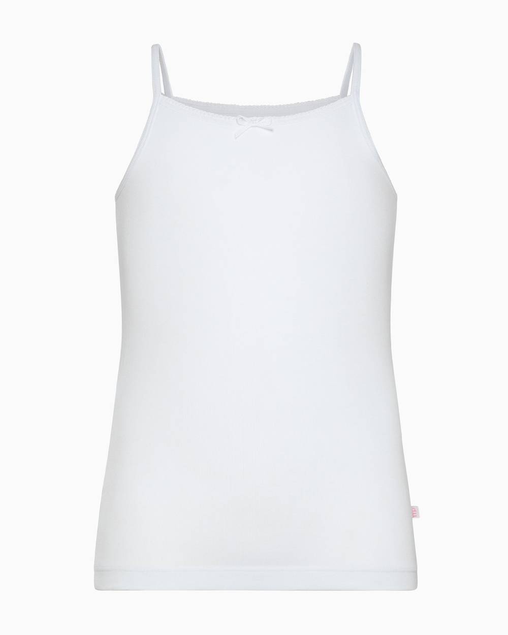 Pompea Canotta Girocollo A Spalla Stretta Bimba In Cotone Organico