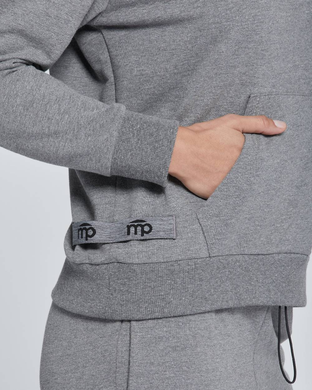 Pompea FELPA CON CAPPUCCIO DONNA COTONE TINTA UNITA