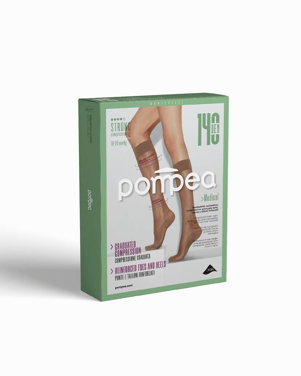 Pompea Gambaletto 140 Denari Contenitivo Con Compressione Graduata Forte