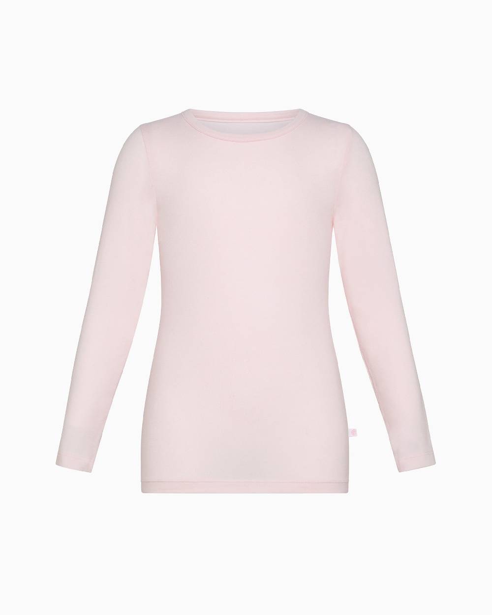 Pompea Maglia Girocollo A Maniche Lunghe Bimba In Caldo Cotone Organico