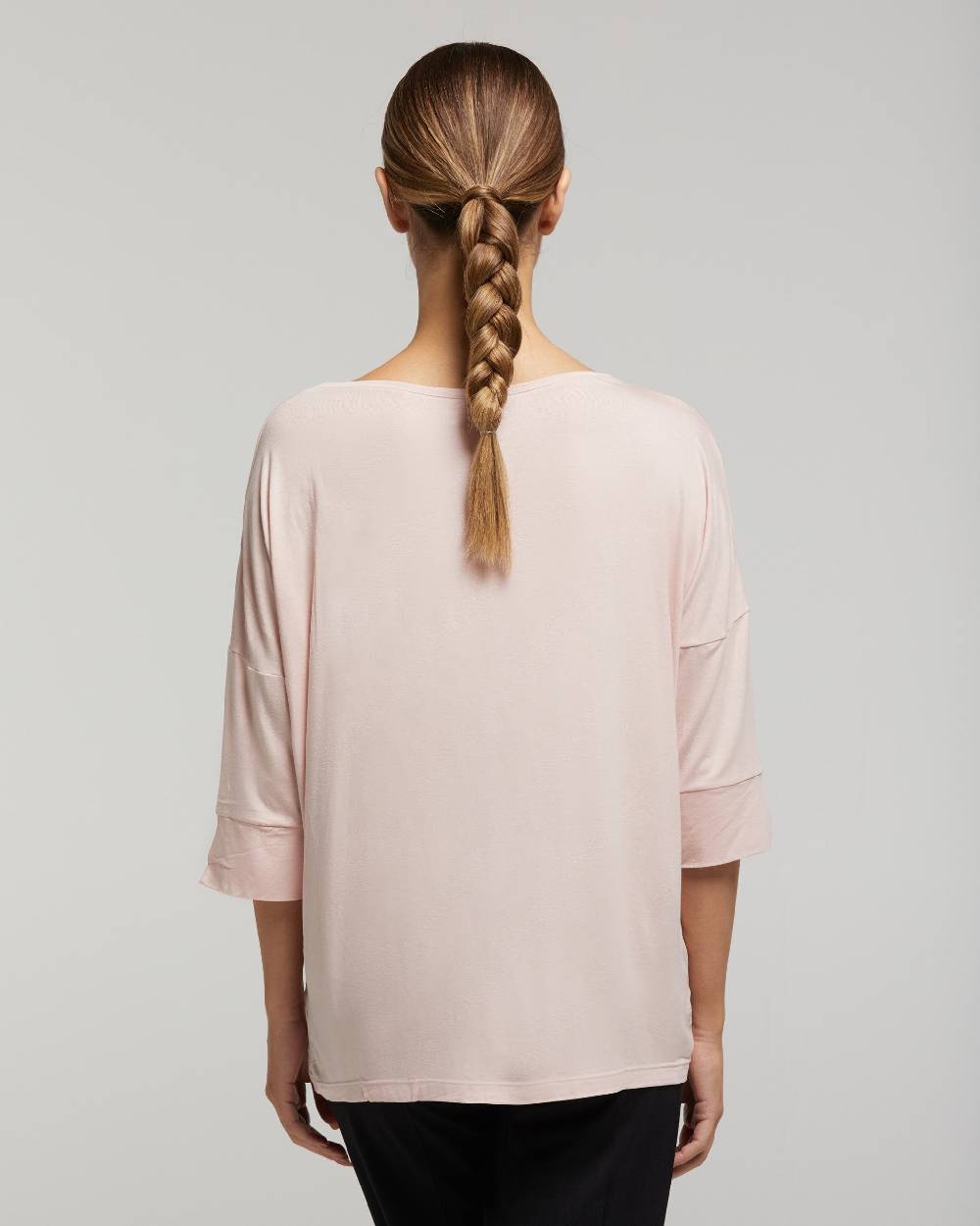 Pompea Maglia Manica Lunga In Viscosa Sostenibile Vestibilità Over