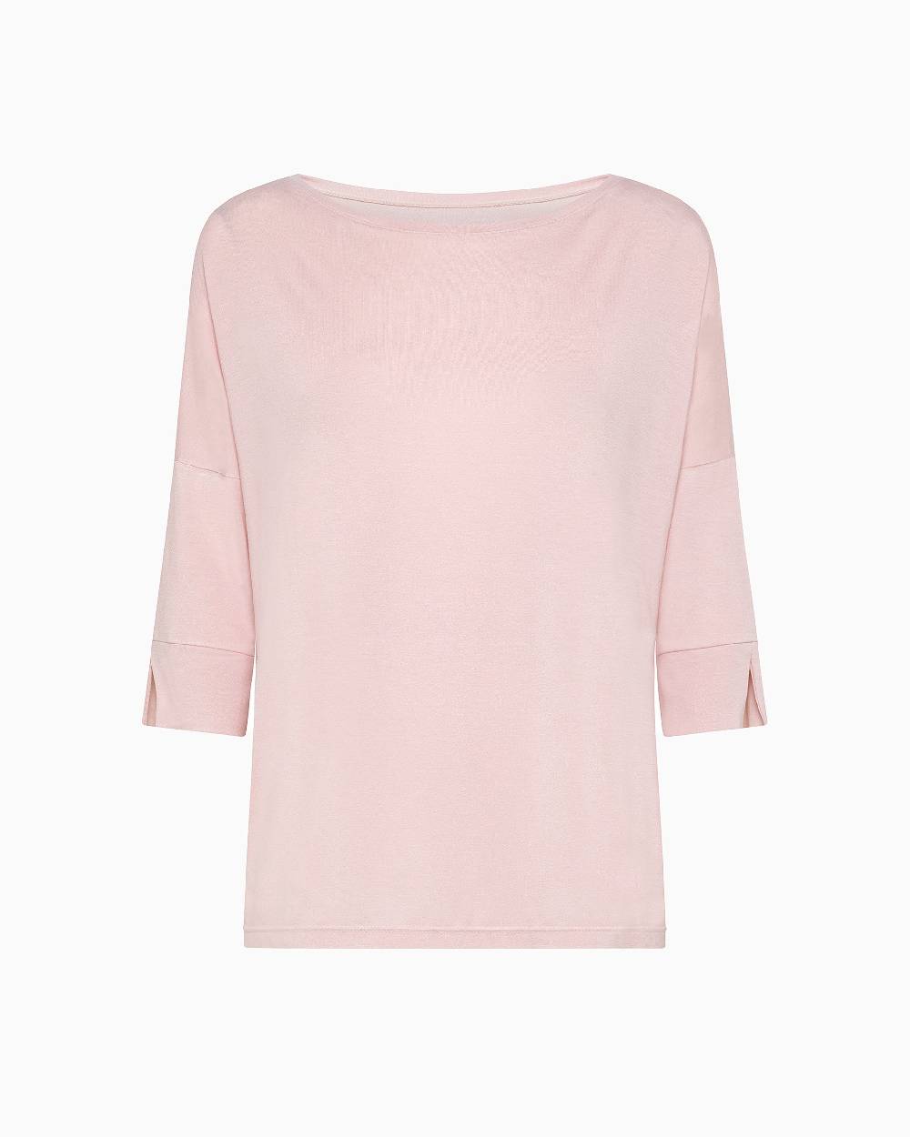 Pompea Maglia Scollo Barchetta In Viscosa Sostenibile Vestibilità Over