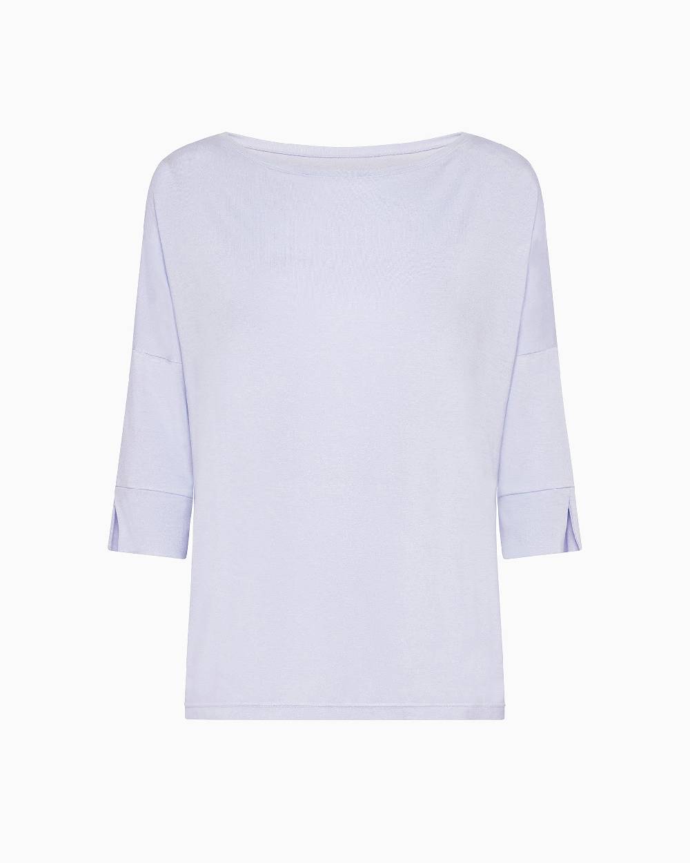 Pompea Maglia Scollo Barchetta In Viscosa Sostenibile Vestibilità Over