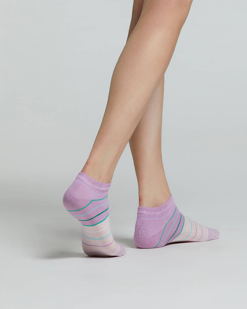 Pompea MINICALZA COTONE DRAGONCELLO FANTASIA A RIGHE