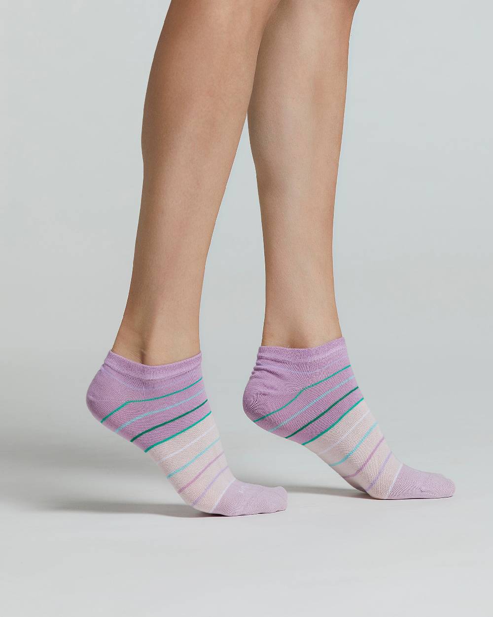 Pompea MINICALZA COTONE DRAGONCELLO FANTASIA A RIGHE