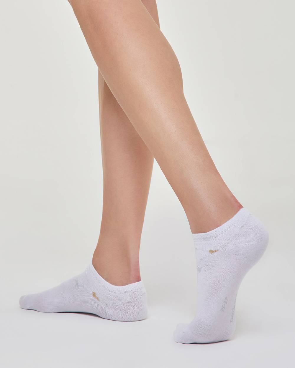 Pompea MINICALZA COTONE LUCE CON DECORAZIONE EFFETTO CAVIGLIERA