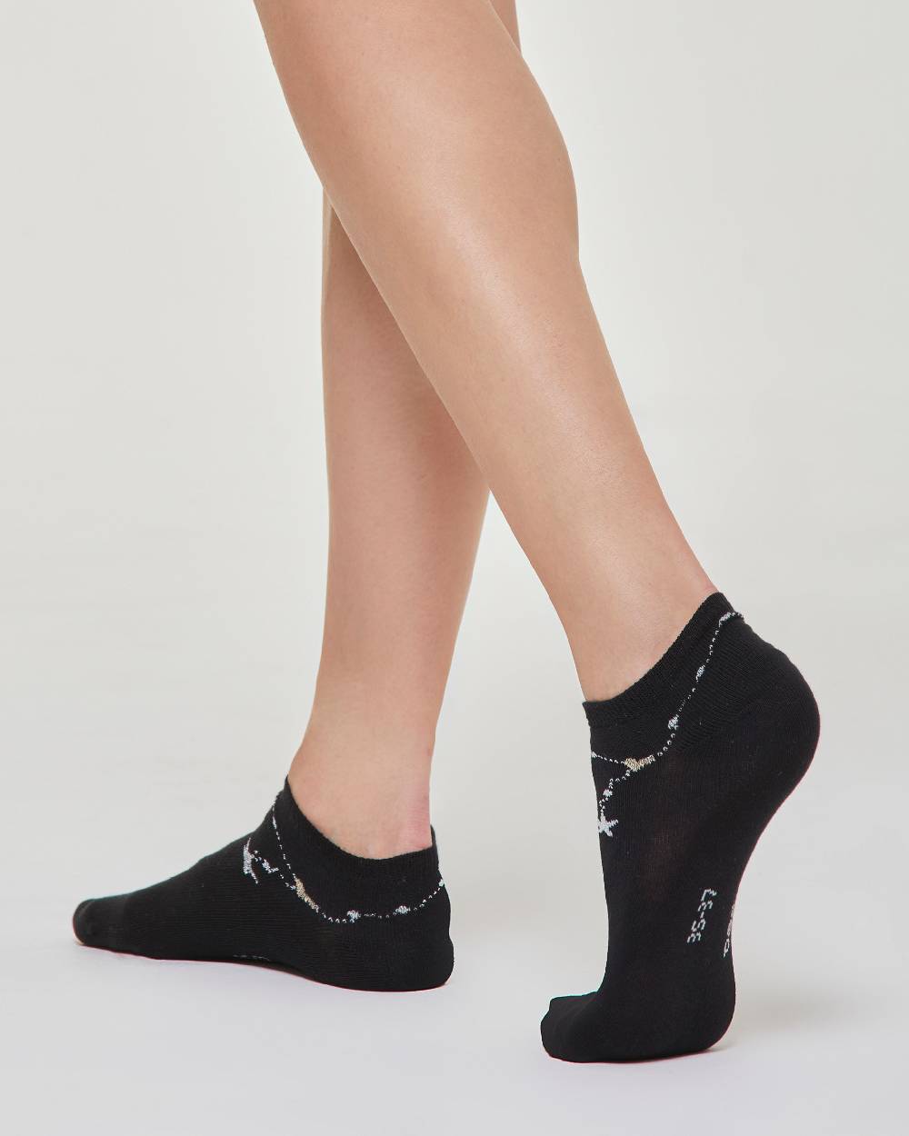 Pompea MINICALZA COTONE LUCE CON DECORAZIONE EFFETTO CAVIGLIERA