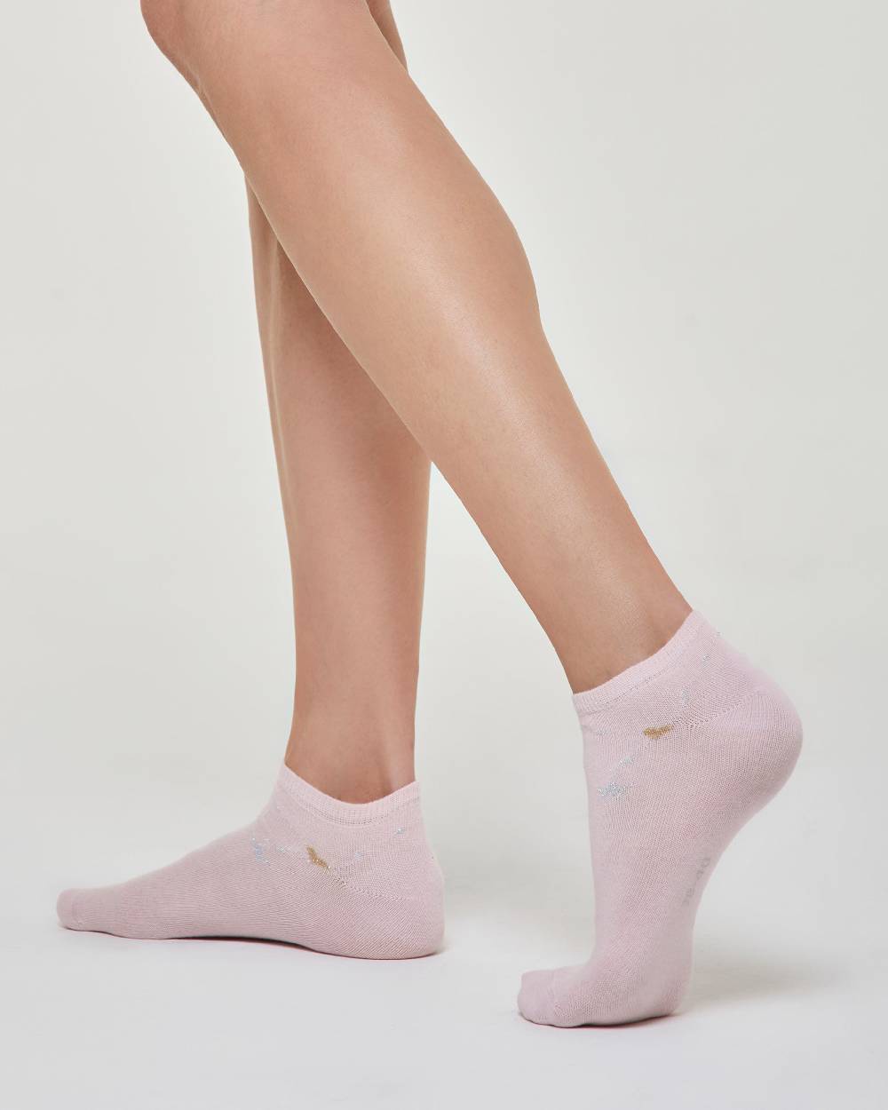 Pompea MINICALZA COTONE LUCE CON DECORAZIONE EFFETTO CAVIGLIERA