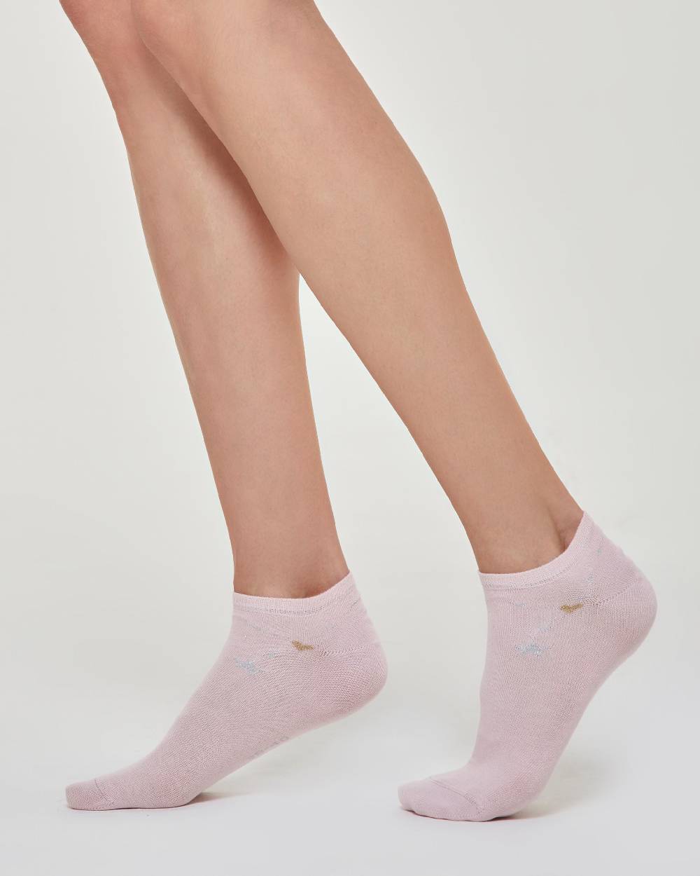 Pompea MINICALZA COTONE LUCE CON DECORAZIONE EFFETTO CAVIGLIERA