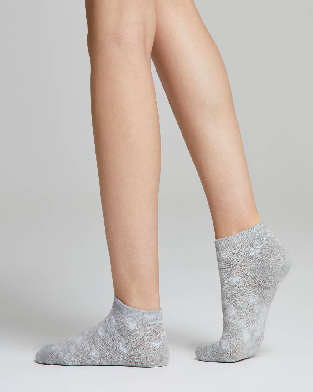 Pompea Minicalza Naomi Cotone Con Rombi E Cuori A Contrasto