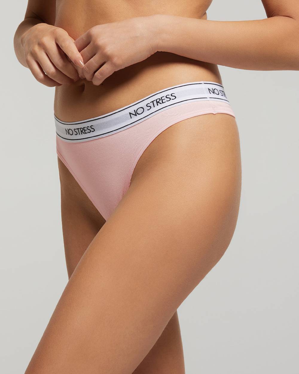Pompea Perizoma No Stress Cotone Con Cinturino Logato Elasticizzato