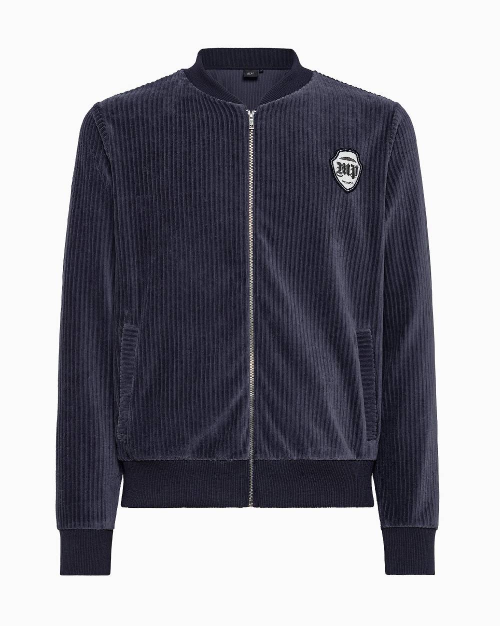 Pompea BOMBER VELLUTO COSTE UOMO