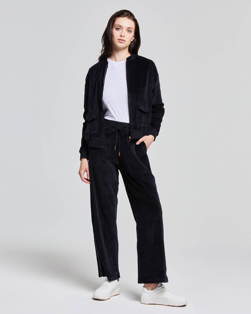 Pompea BOMBER VELLUTO DONNA