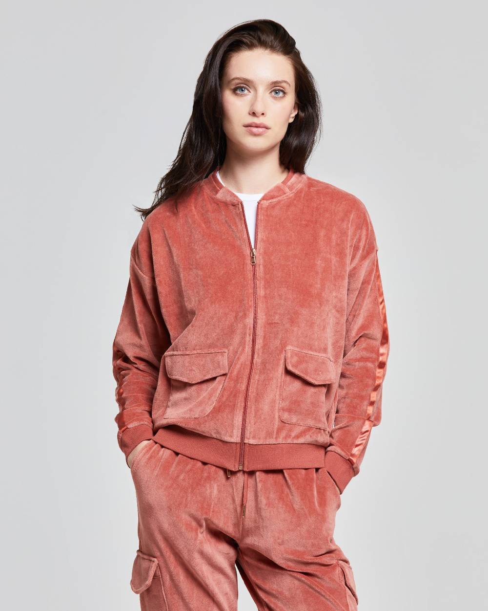 Pompea BOMBER VELLUTO DONNA