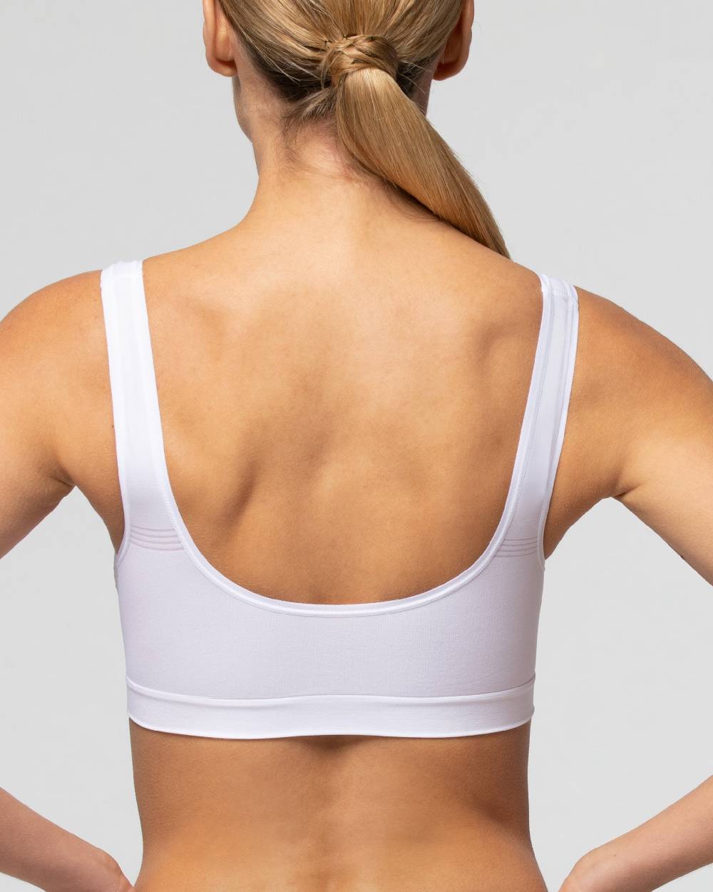 Pompea Brassiere Spalla Larga Seamless