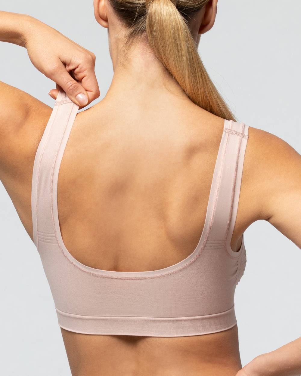 Pompea Brassiere Spalla Larga Seamless