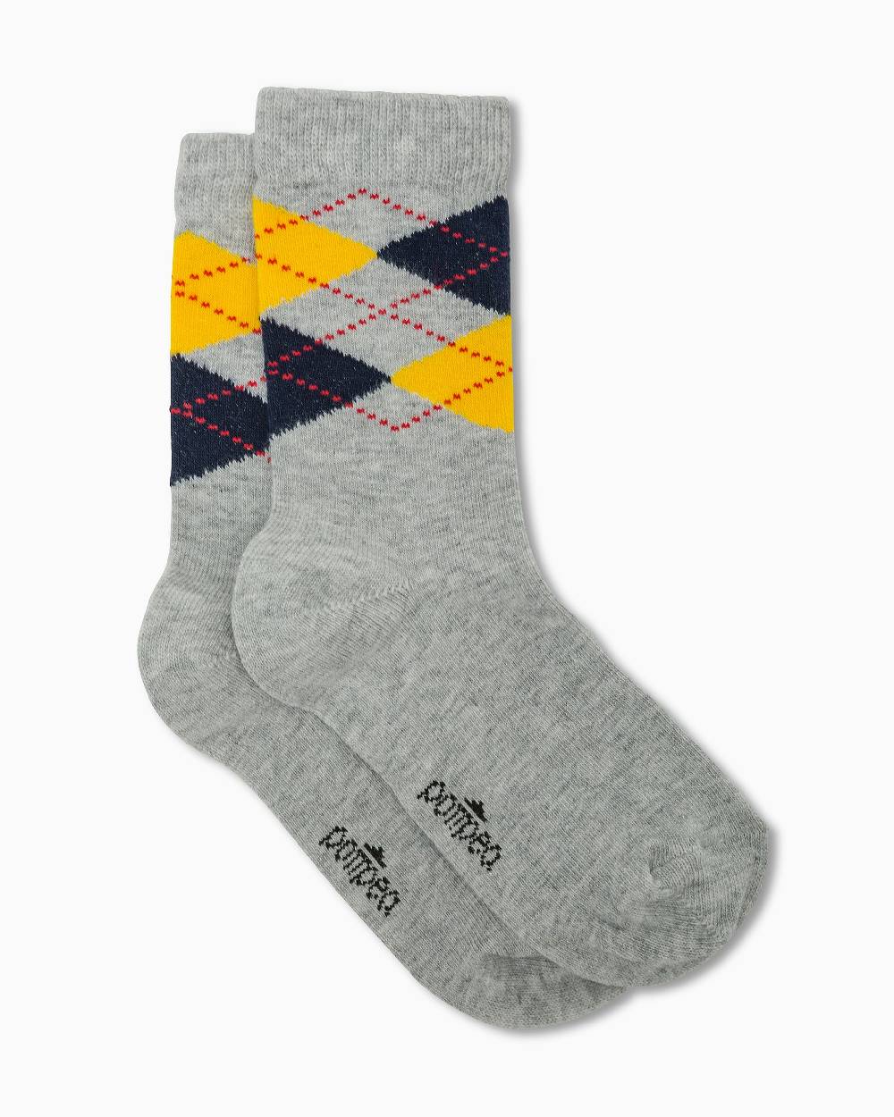 Pompea Calza bimbo Leonida con disegno argyle