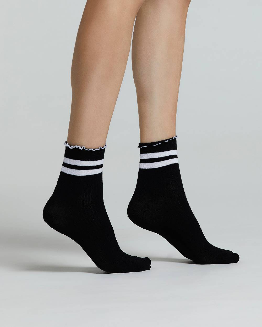 Pompea CALZA COTONE ABELIA FANTASIA A RIGHE