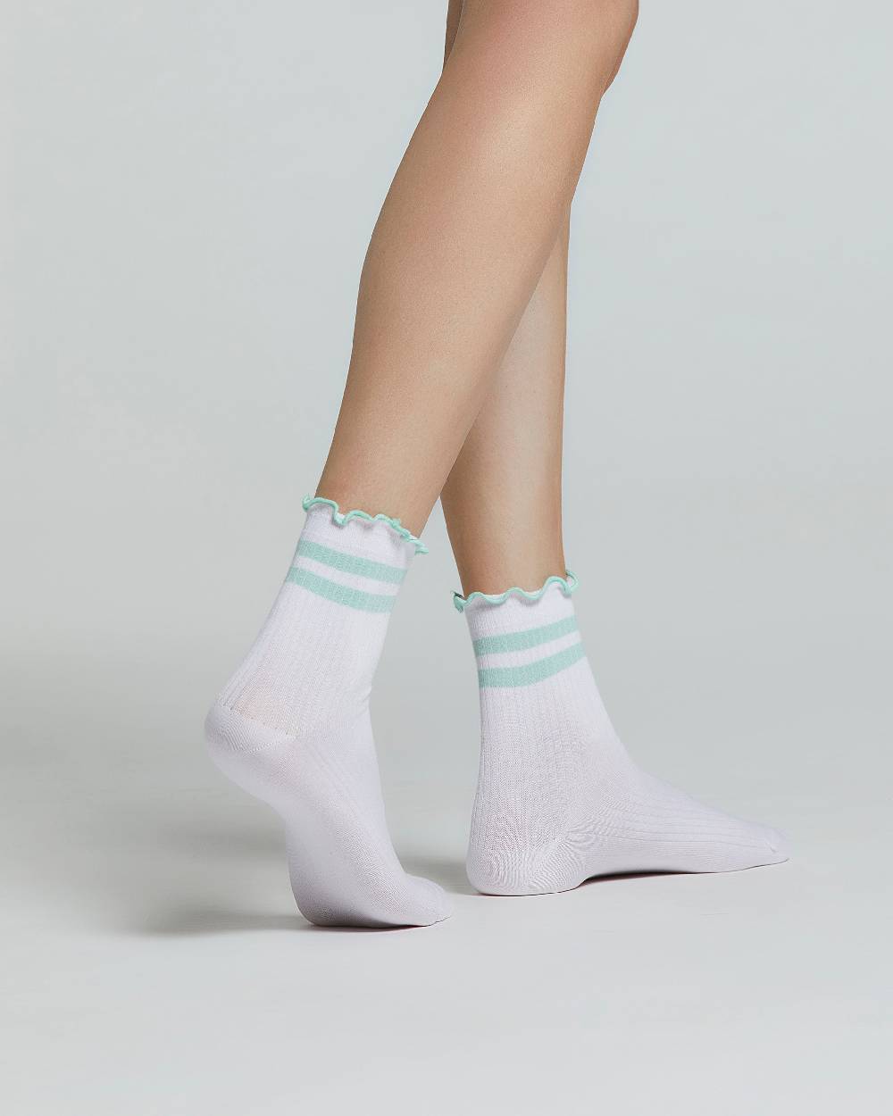 Pompea CALZA COTONE ABELIA FANTASIA A RIGHE