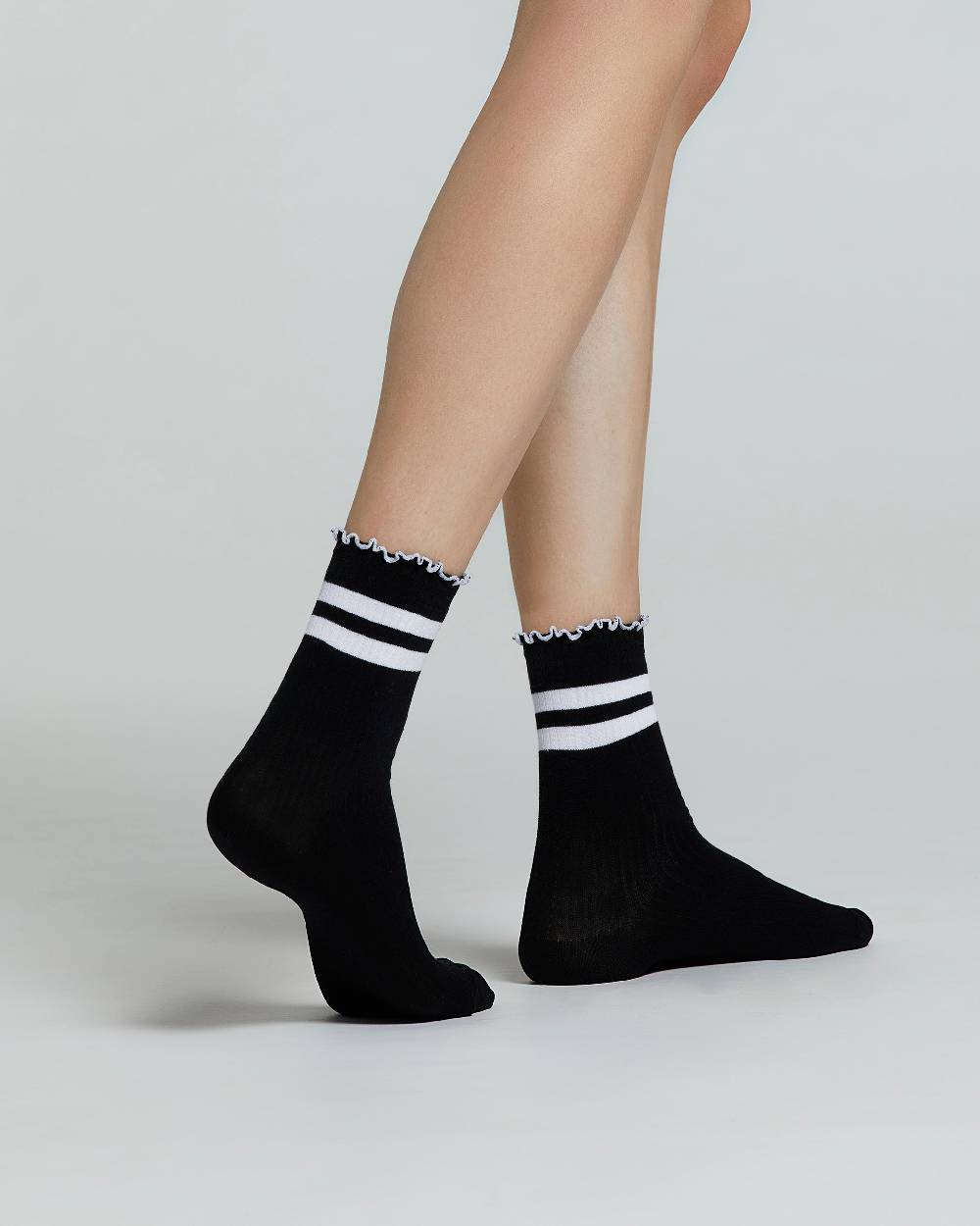 Pompea CALZA COTONE ABELIA FANTASIA A RIGHE