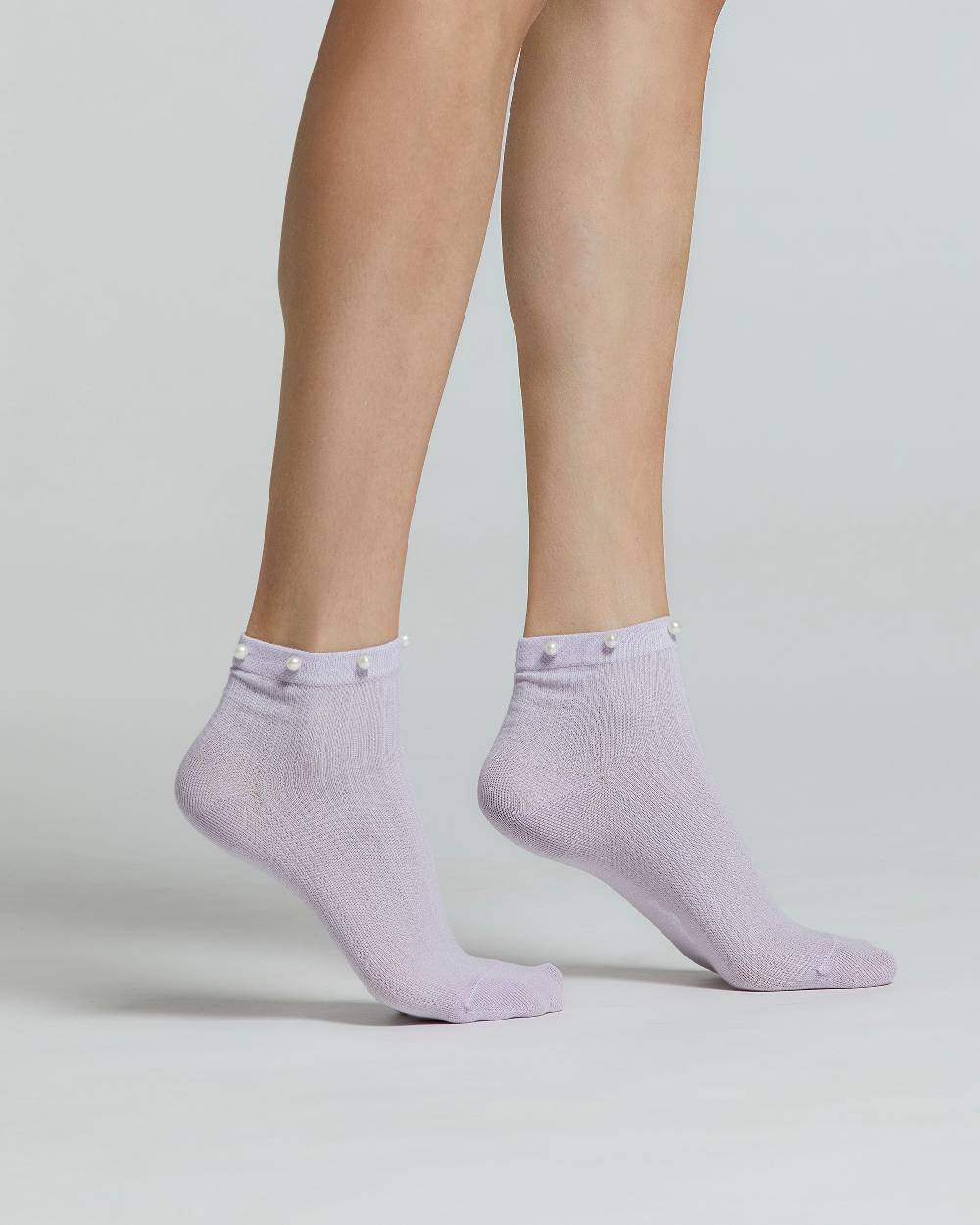 Pompea CALZA COTONE MORGANA CON PERLE