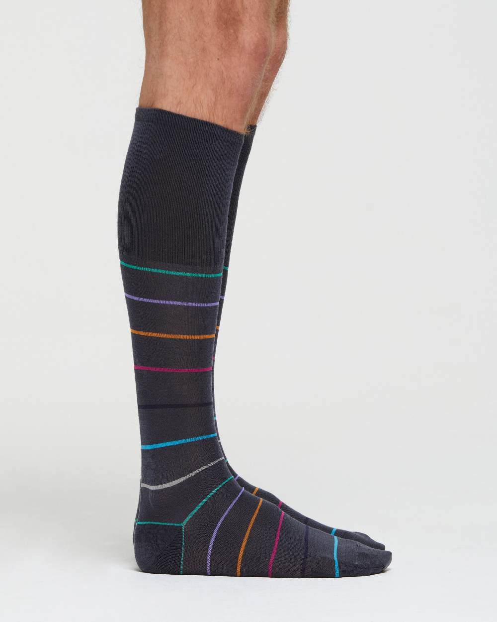 Pompea CALZA LUNGA COTONE DOMENICO MOTIVO A RIGHE