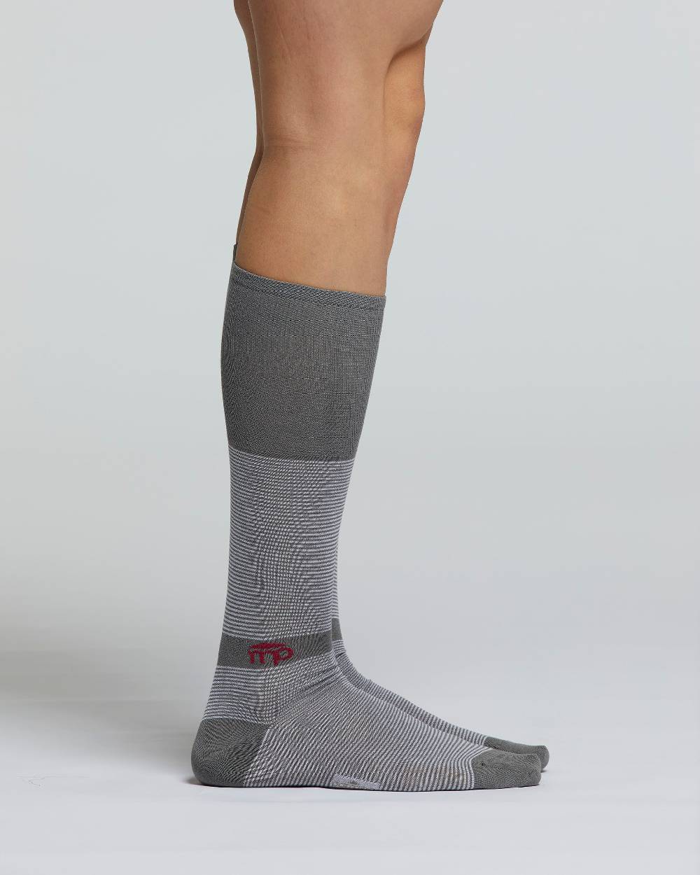 Pompea CALZA LUNGA COTONE SALICE FANTASIA RIGATA