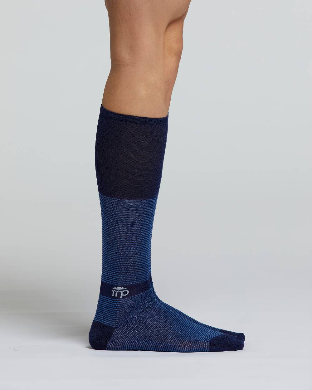 Pompea CALZA LUNGA COTONE SALICE FANTASIA RIGATA