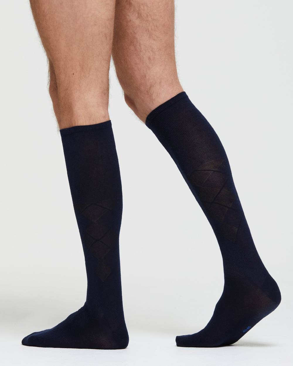 Pompea CALZA LUNGA COTONE SANDRO MOTIVO A ROMBI