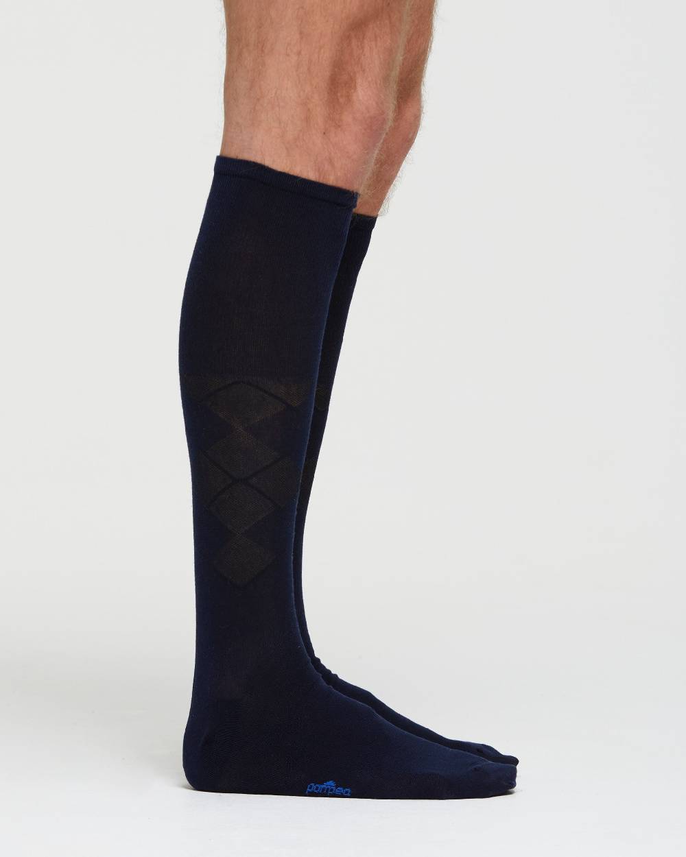 Pompea CALZA LUNGA COTONE SANDRO MOTIVO A ROMBI