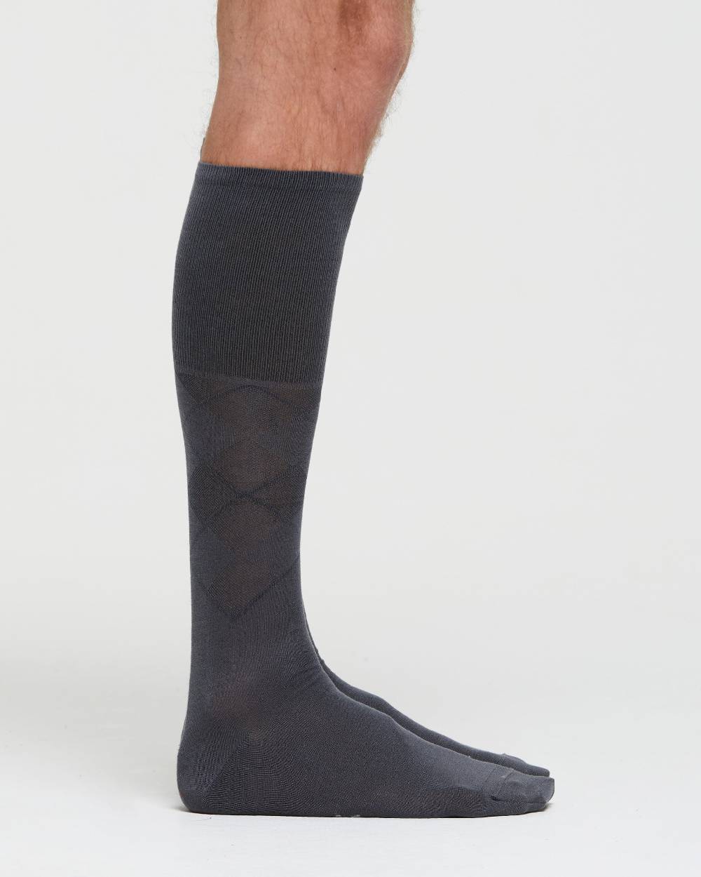 Pompea CALZA LUNGA COTONE SANDRO MOTIVO A ROMBI