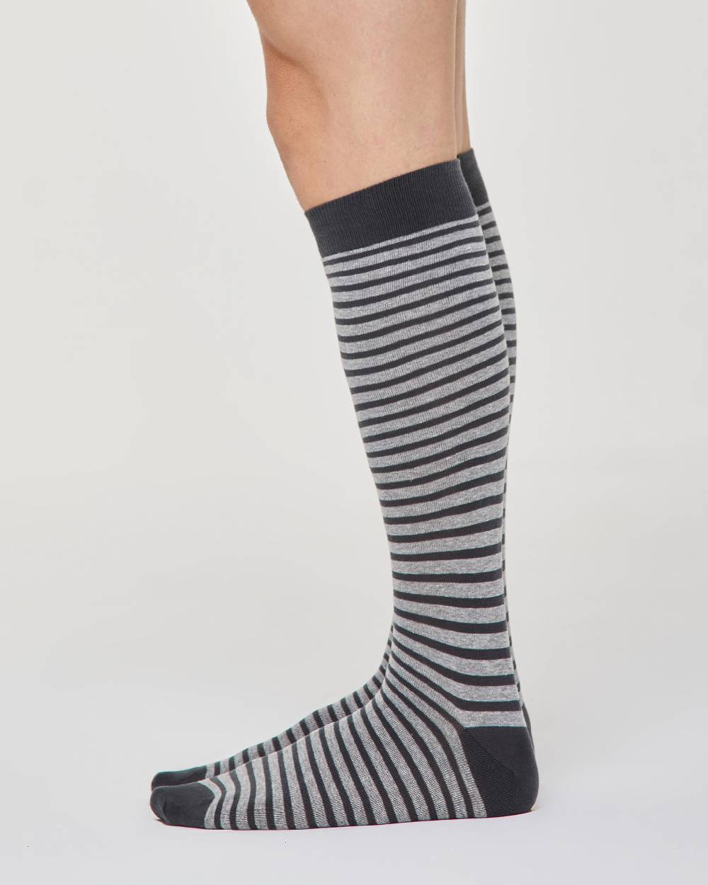 Pompea Calza lunga Ferdinando cotone a righe