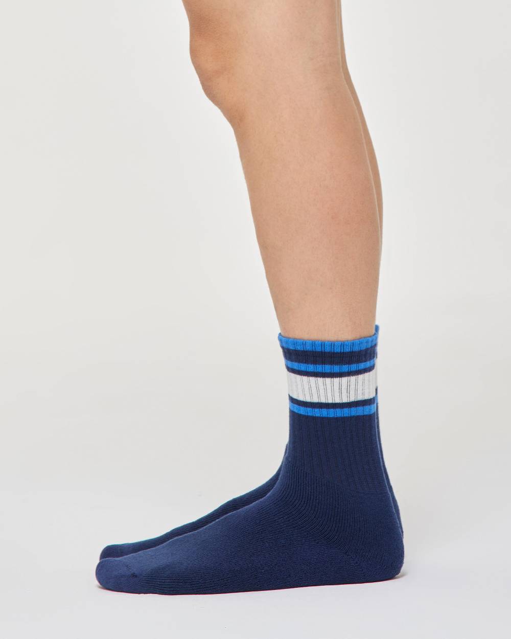 Pompea Calza Tennis Yuri Cotone A Righe