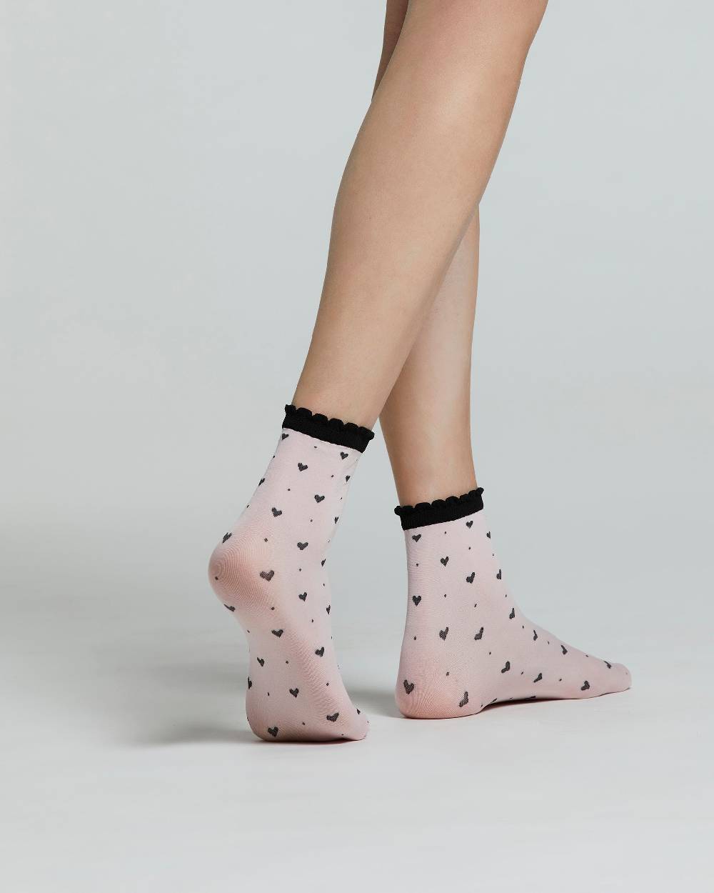 Pompea CALZINO ALTHEA CON MOTIVO A CUORI