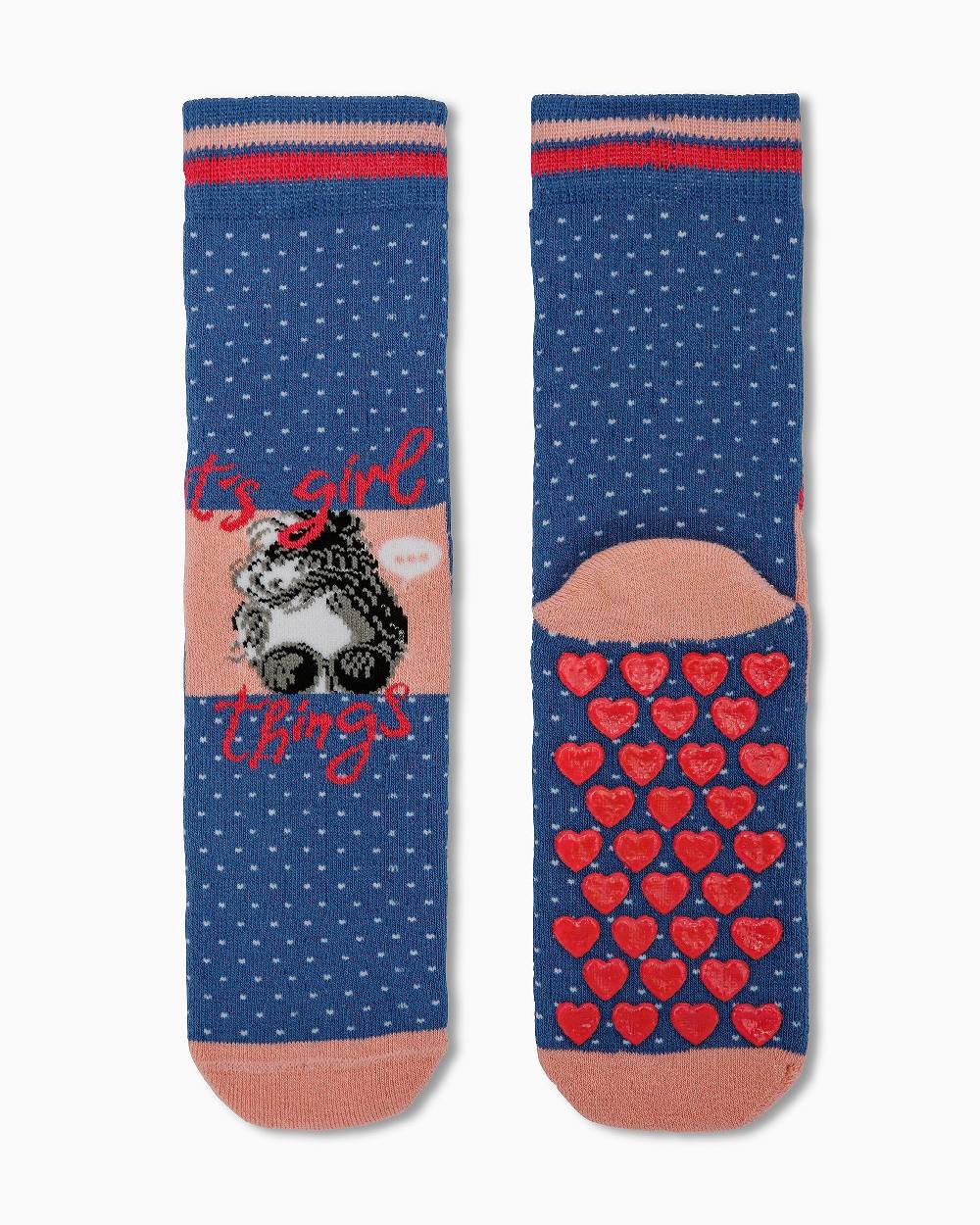 Pompea CALZINO CORTO ANTISCIVOLO BIMBA AMBRA