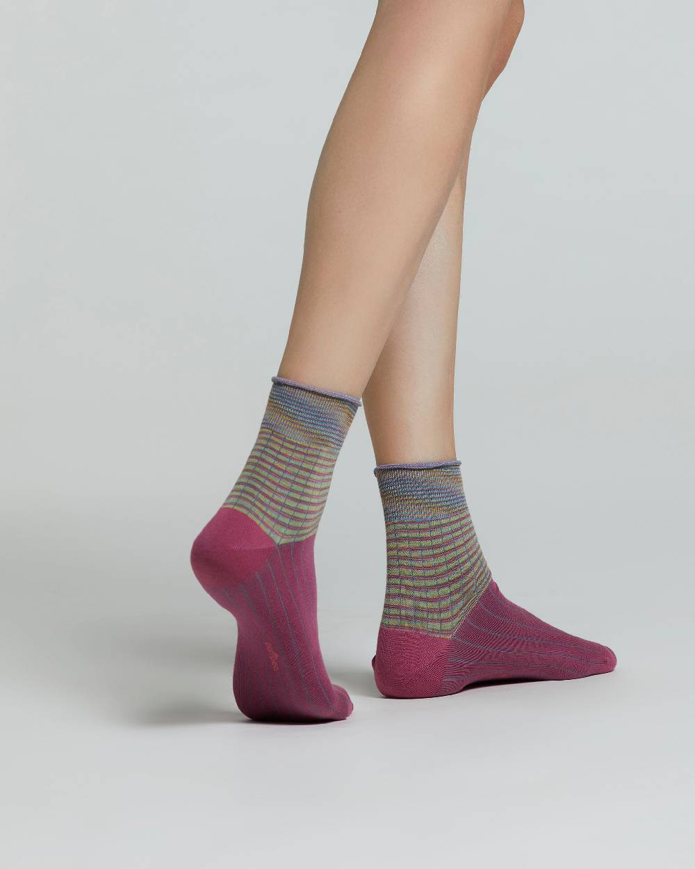 Pompea CALZINO COTONE MUGHETTO MULTICOLOR